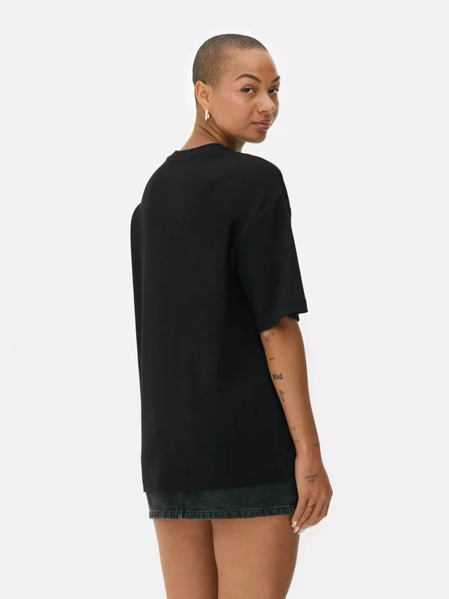 Oversized essential jersey t-shirt