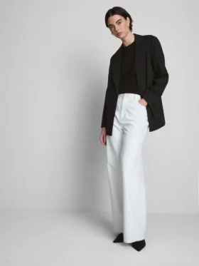 Oversized single-breast blazer