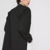 Oversized single-breast blazer