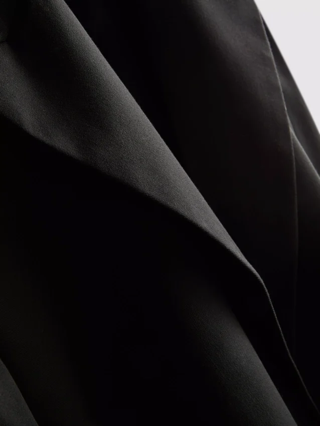 Oversized single-breast blazer