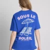 Oversized soleil print t-shirt