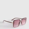 Oversized square sunglasses