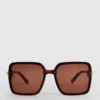 Oversized square sunglasses