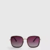 Oversized square sunglasses