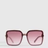 Oversized square sunglasses