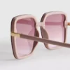 Oversized square sunglasses