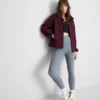 Packaway zip-up rain jacket