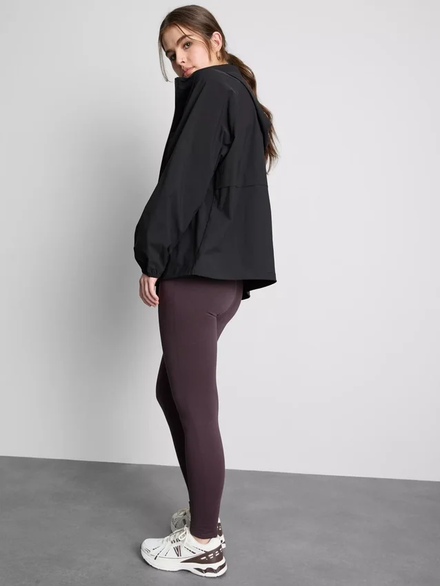 Packaway zip-up rain jacket