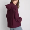 Packaway zip-up rain jacket
