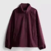 Packaway zip-up rain jacket