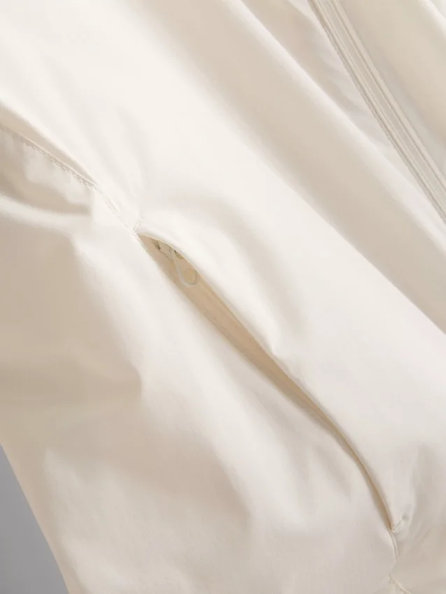Packaway zip-up rain jacket