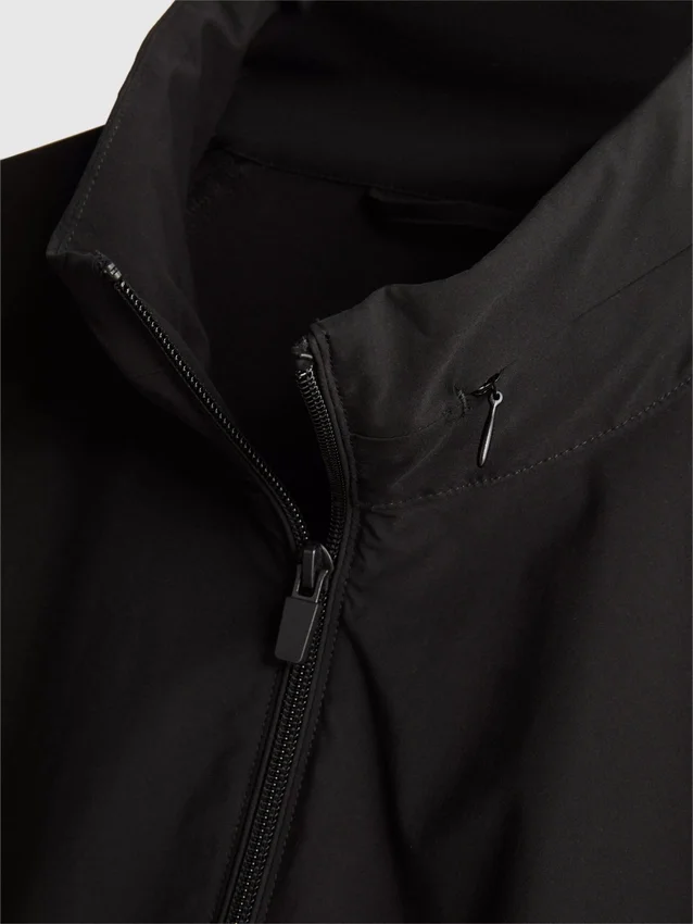 Packaway zip-up rain jacket
