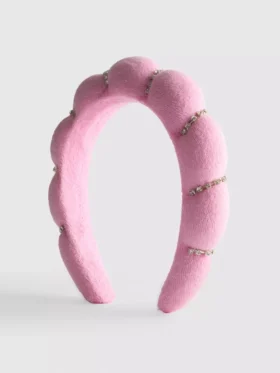 Padded embellished headband