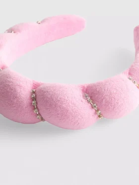 Padded embellished headband