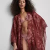 Paisley fringe cape