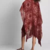 Paisley fringe cape