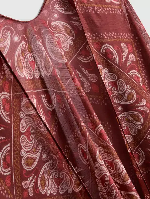 Paisley fringe cape