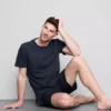 Pajama t-shirt and shorts set