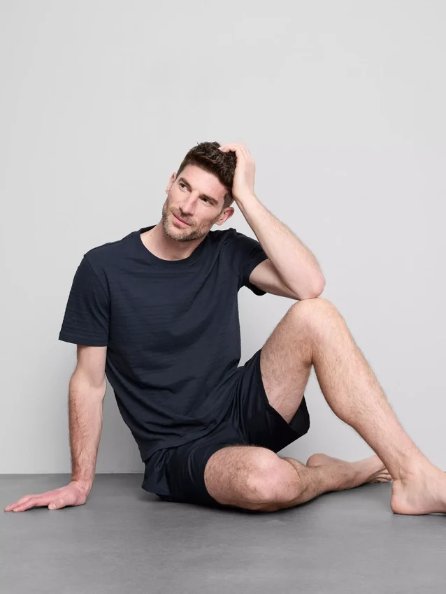 Pajama t-shirt and shorts set