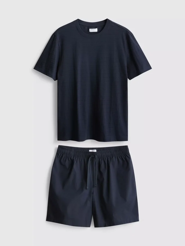 Pajama t-shirt and shorts set