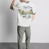 Palm courts ringer t-shirt