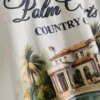 Palm courts ringer t-shirt
