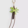 Palm tree bag charm