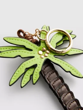 Palm tree bag charm