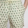 Palm tree textured swimming shorts