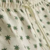 Palm tree textured swimming shorts