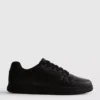Paneled low-top sneakers