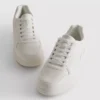 Paneled low-top sneakers