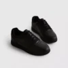 Paneled low-top sneakers