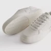 Paneled low-top sneakers