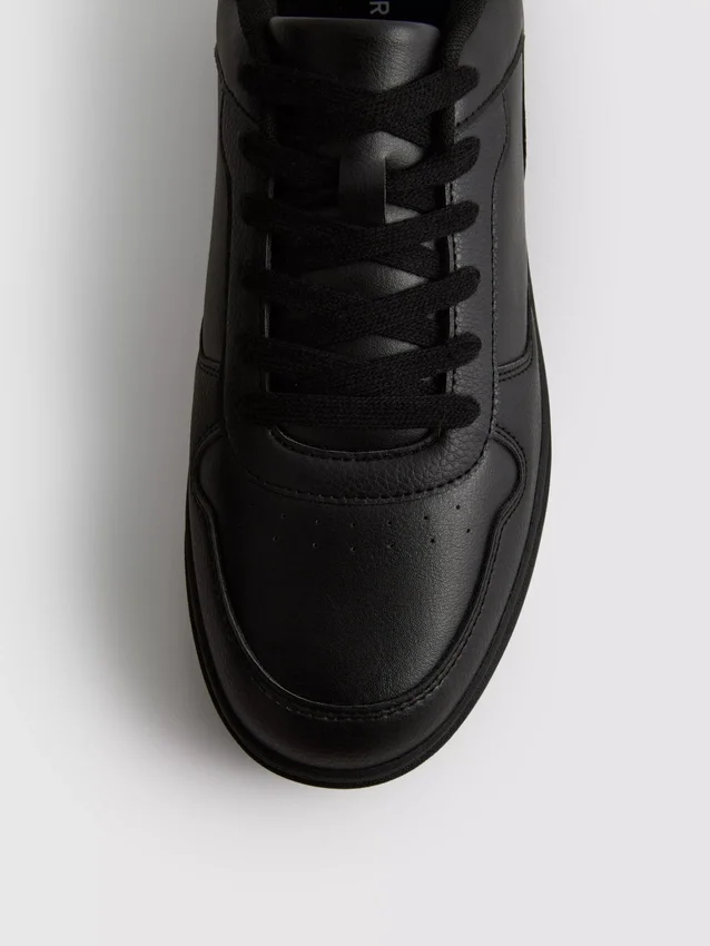 Paneled low-top sneakers
