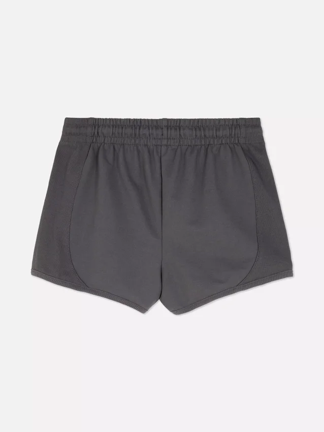 Paneled running shorts