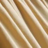 Paper-touch pleated barrel-leg pants