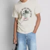 Paradise beach graphic t-shirt