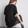 Patch pocket longline tee