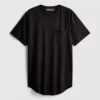 Patch pocket longline tee