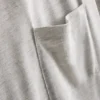Patch pocket longline tee
