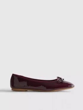 Patent ballet flats