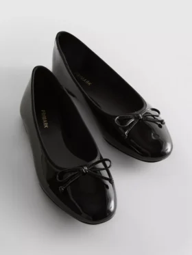 Patent ballet flats