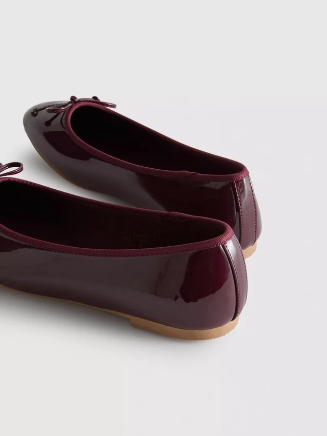 Patent ballet flats