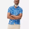 Patterned crepe shirt