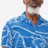 Patterned crepe shirt