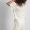 Paula echevarría beaded embroidered cotton beach shirt