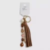 Paula echevarría beaded tassel bag charm