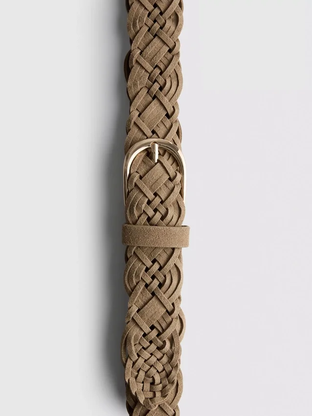 Paula echevarría braided belt