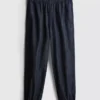 Paula echevarría cotton-rich denim harem pants